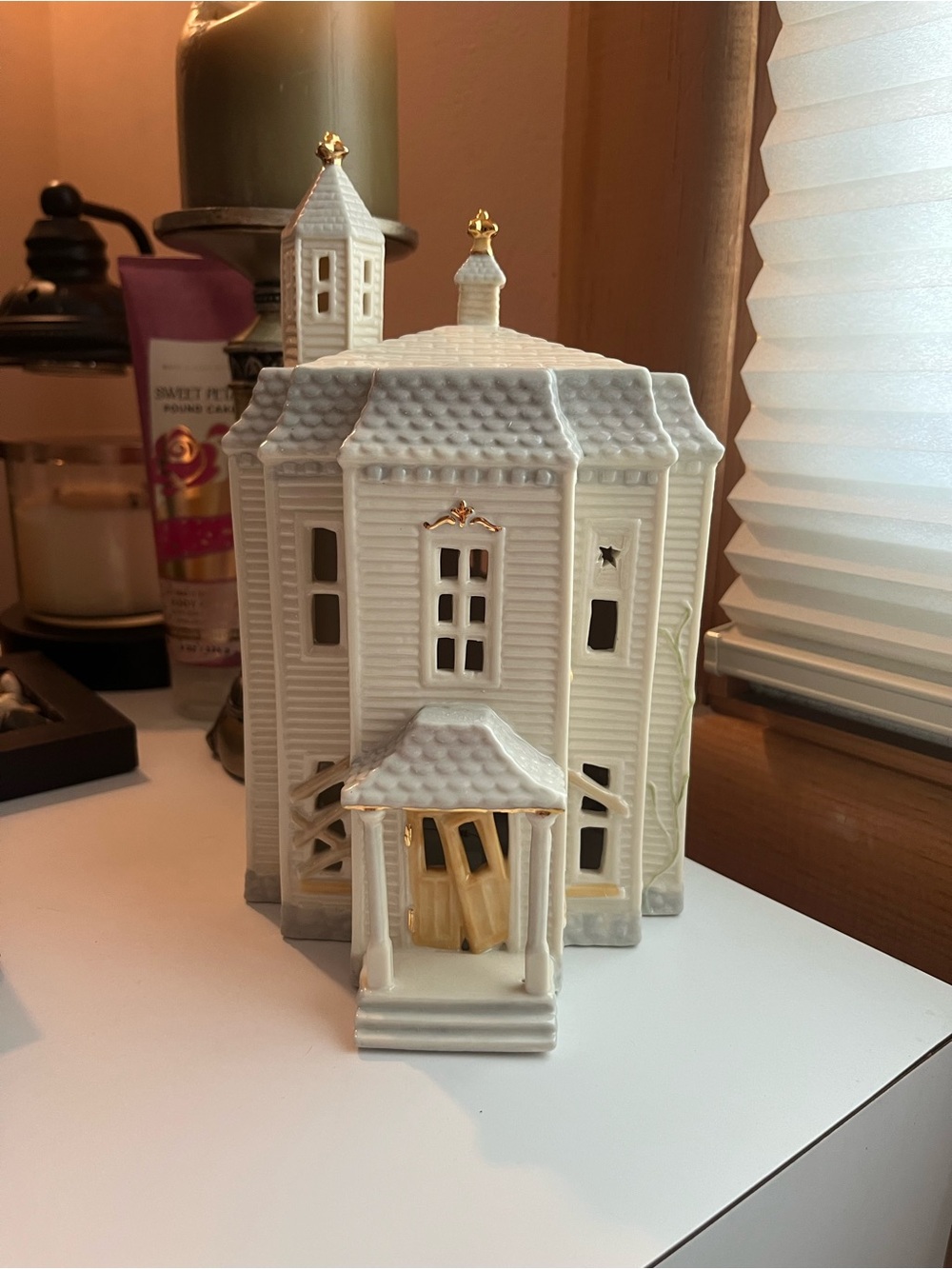 Lenox Halloween Lighted House Figurine